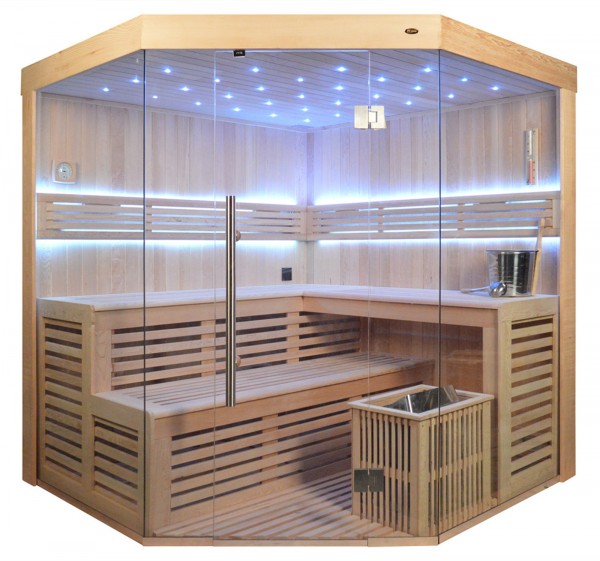 Sauna TS 4014-LS Eco-Ofen, 200x200cm