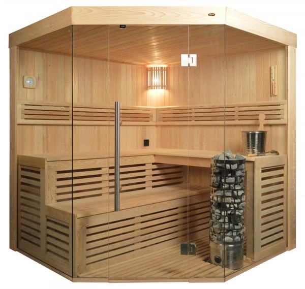 Sauna TS 4013-A Steintowerofen, 180x180cm