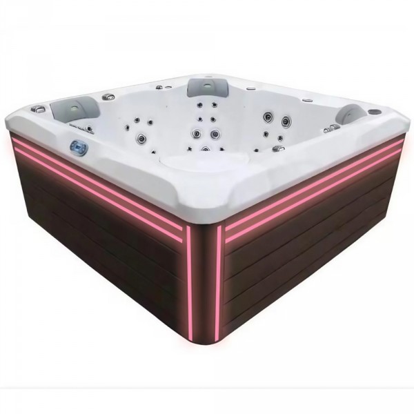 Whirlpool Outdoor Außenwhirlpool Hot Tub Spa Pool AR 351 weiß-hellgrau