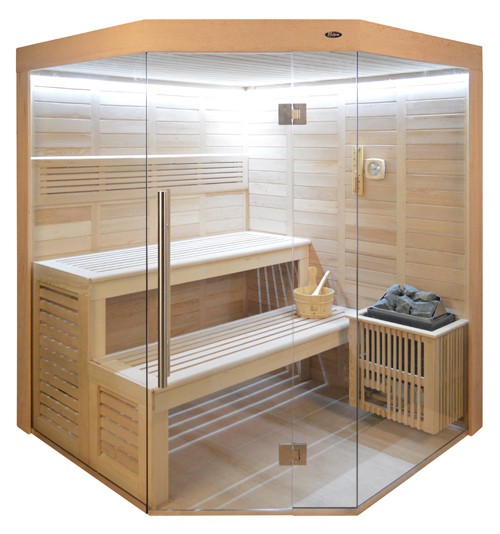 Sauna HE 4013 Eco-Ofen, 180x180cm