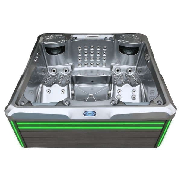 Whirlpool Outdoor Außenwhirlpool Hot Tub Spa Pool AR 361 schwarz-dunkelgrau